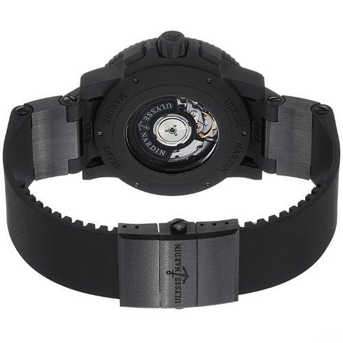 ユリスナルダン スーパーコピー 腕時計 ブラック Sea Chronograph Watch 353-90-3C 女性 レディース